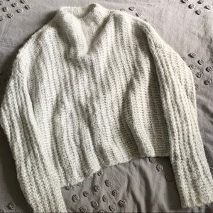 Aerie size L mock neck wool sweater.